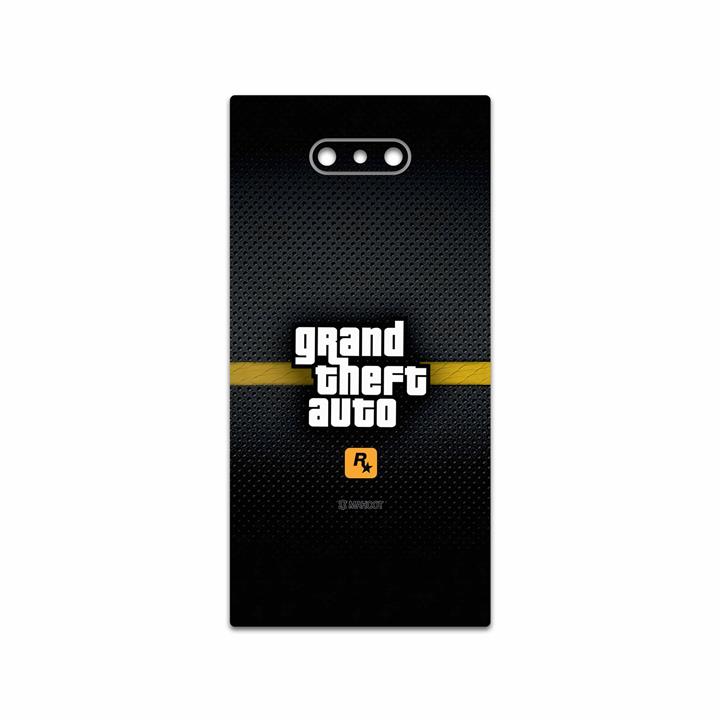 برچسب پوششی ماهوت مدل Gta-Game مناسب برای گوشی موبایل ریزر Phone 2 MAHOOT Gta-Game Cover Sticker for Razer Phone 2